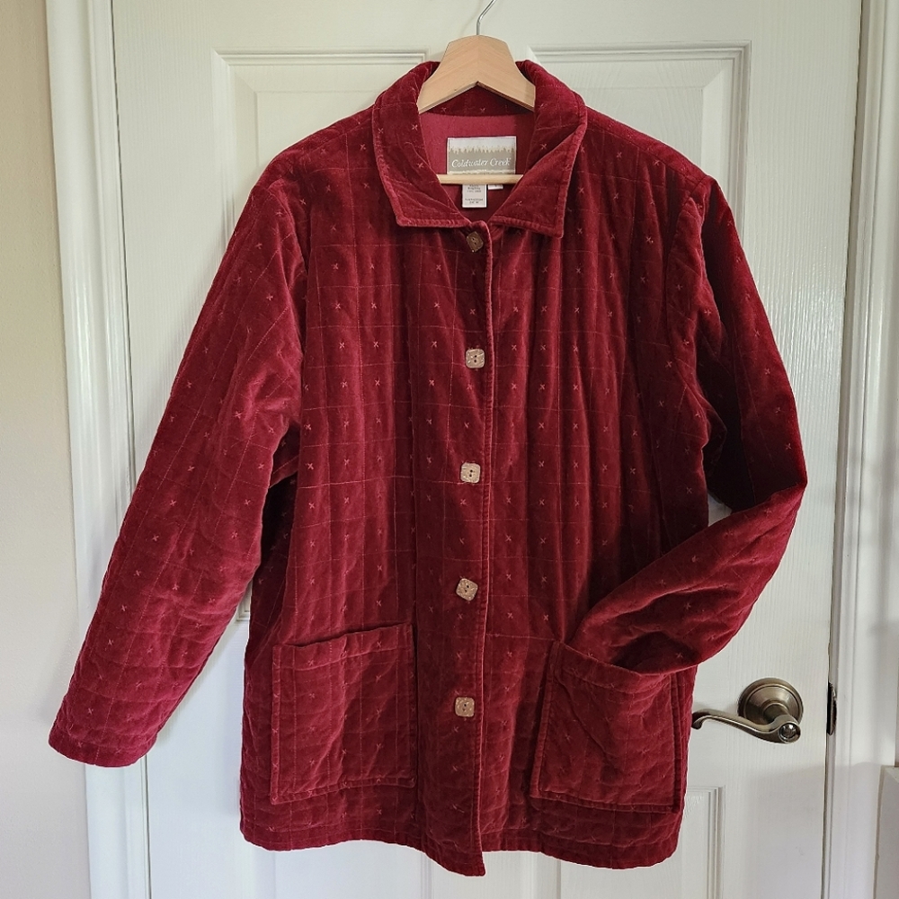 Coldwater Creek Quilted Chore Coat